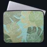 Housse Pour Ordinateur Portable Feuilles dénaturés tropicaux<br><div class="desc">"Faded Tropical Feuilles II" de Jade Reynolds. Il présente une collection de feuilles tropicaux dans un style défraîchi.</div>