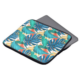 Housse Pour Ordinateur Portable Feuilles tropicaux exotiques