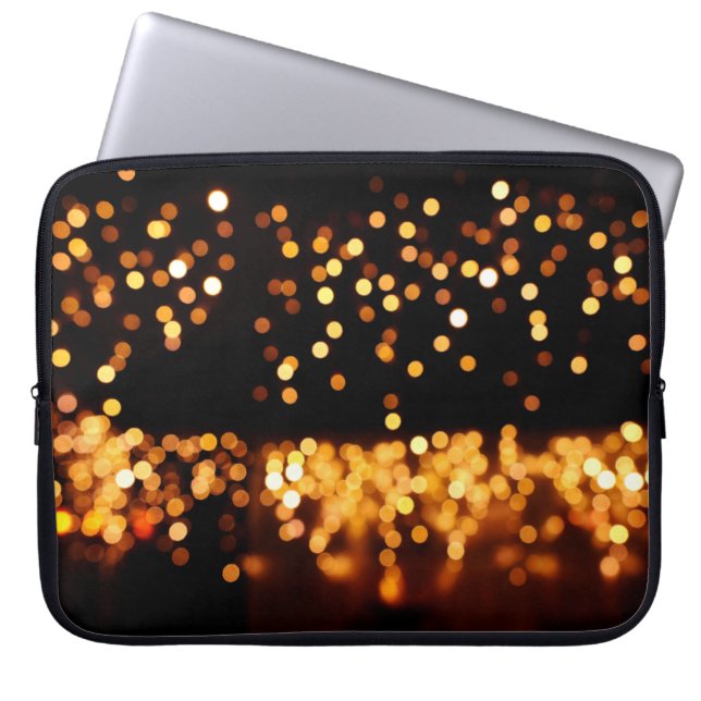Housse Pour Ordinateur Portable Feux de parties scintillant Abstraits (Devant)