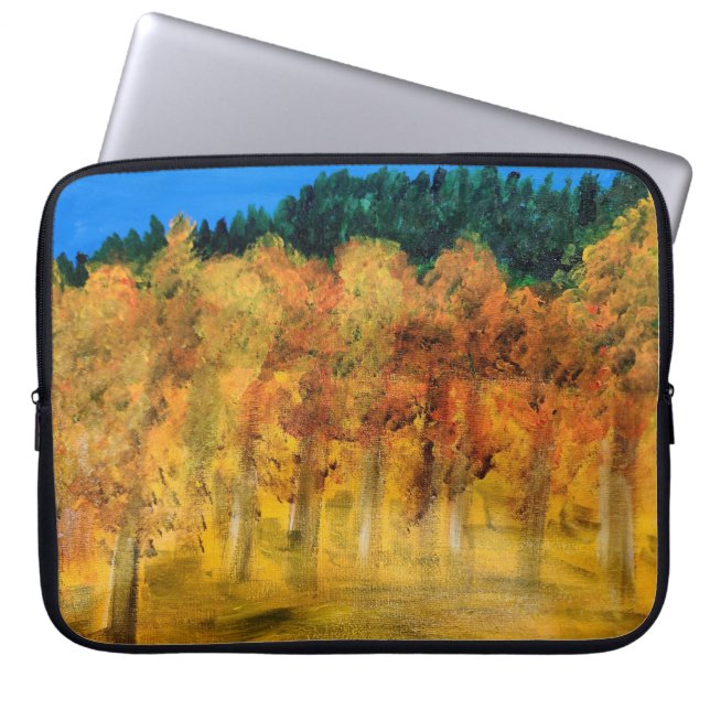 Housse Pour Ordinateur Portable Field of Aspens (Devant)