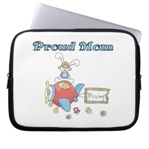 Housse Pour Ordinateur Portable Fier Maman Avion C'est un garçon Cadeaux