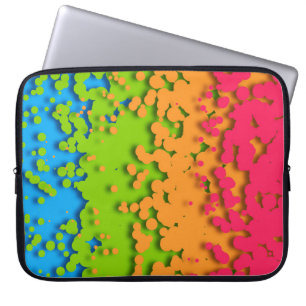 Housse Pour Ordinateur Portable Fière de Groovy Rétro Bubbly Trippy Funky Panroman