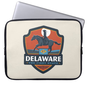 Housse Pour Ordinateur Portable Fierté de l'État   Delaware