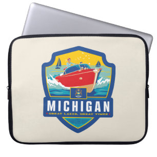 Housse Pour Ordinateur Portable Fierté de l'État Michigan