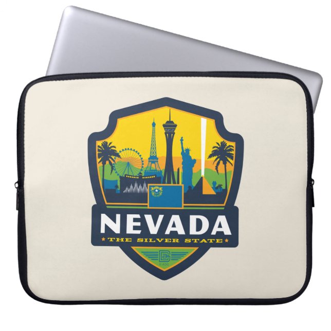 Housse Pour Ordinateur Portable Fierté de l'État | Nevada (Devant)