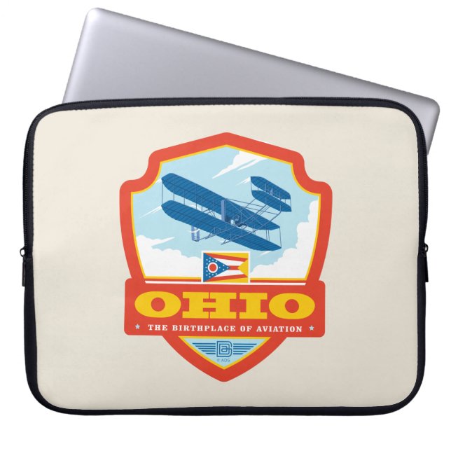 Housse Pour Ordinateur Portable Fierté de l'État | Ohio (Devant)