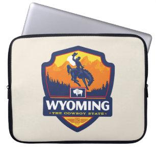Housse Pour Ordinateur Portable Fierté de l'État Wyoming