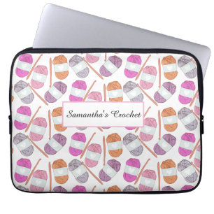 Housse Pour Ordinateur Portable Fil d'artisanat Crochet