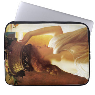 Housse Pour Ordinateur Portable Fille avec un panier de fruits (par Frederic Leigh