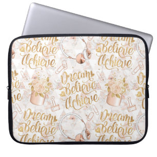 Housse Pour Ordinateur Portable Fille Boss - Rêve, Crois, Atteindre