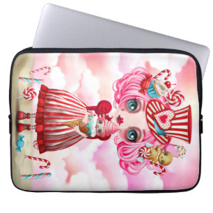 Housse Pour Ordinateur Portable Fille de bonbons