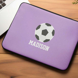 Housse Pour Ordinateur Portable Filles Football Personnalisé