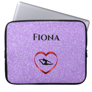Housse Pour Ordinateur Portable Filles Gymnastique personnalisée Coque d'ordinateu