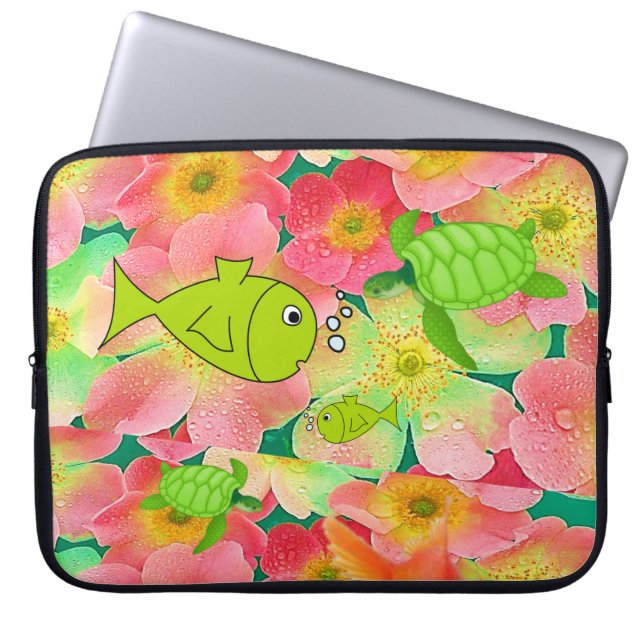 Housse Pour Ordinateur Portable Fish Sleeve for Ipad (Devant)