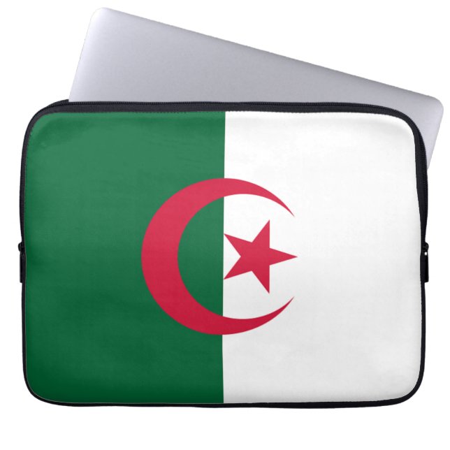 Housse Pour Ordinateur Portable Flag of Algeria Laptop Sleeve (Devant)