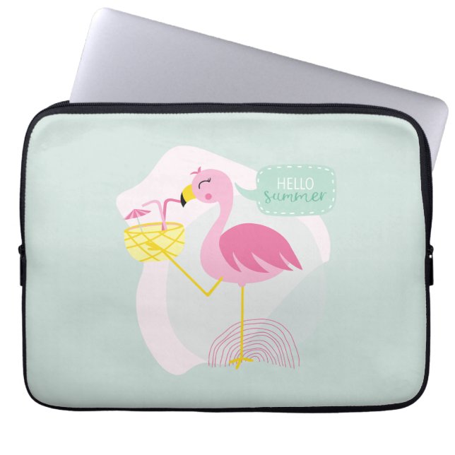 Housse Pour Ordinateur Portable Flamenco Hola Verano (Devant)