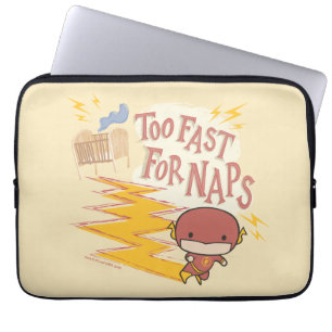 Housse Pour Ordinateur Portable Flash Chibi Trop Rapide Pour Les Naps