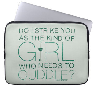Housse Pour Ordinateur Portable Flèche Le Genre De Fille Qui A Besoin De Se Serr