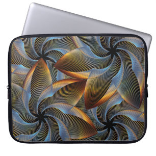 Housse Pour Ordinateur Portable Fleur abstraite exotique