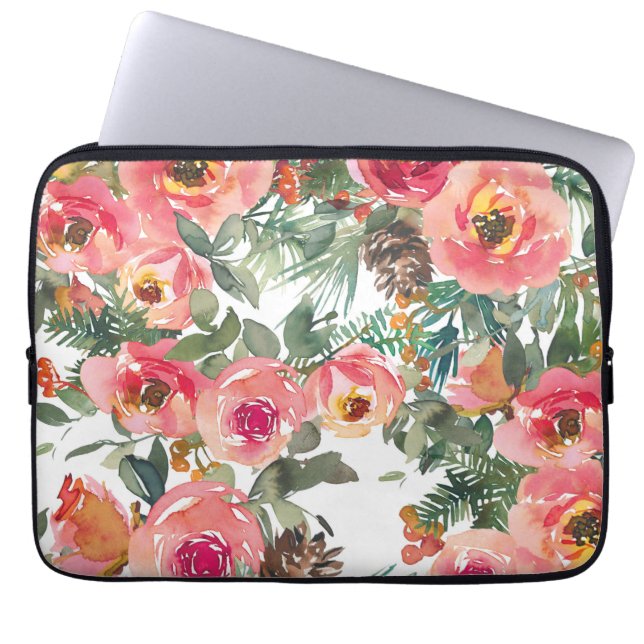 Housse Pour Ordinateur Portable Fleur d'art (Devant)