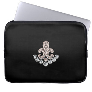 Housse Pour Ordinateur Portable Fleur De Lis