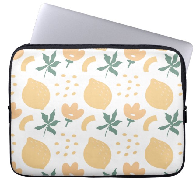 Housse Pour Ordinateur Portable Fleur de pâte (Devant)