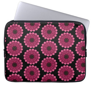 Housse Pour Ordinateur Portable Fleur Fantastique Rose Luminescente Fleur Floral