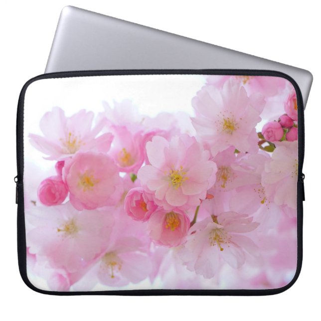 Housse Pour Ordinateur Portable Fleur japonaise de cerisier (Devant)