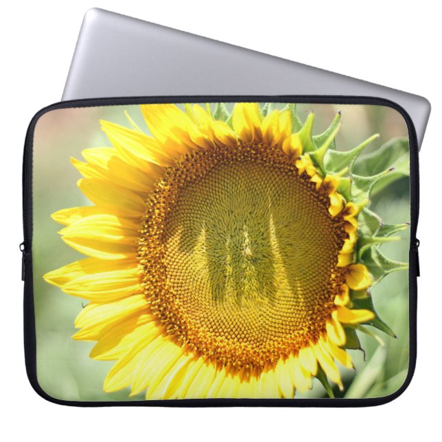 Housse Pour Ordinateur Portable Fleur jaune (Devant)