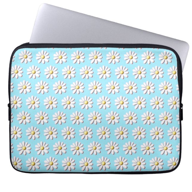 Housse Pour Ordinateur Portable Fleur marguerite 3D (Devant)