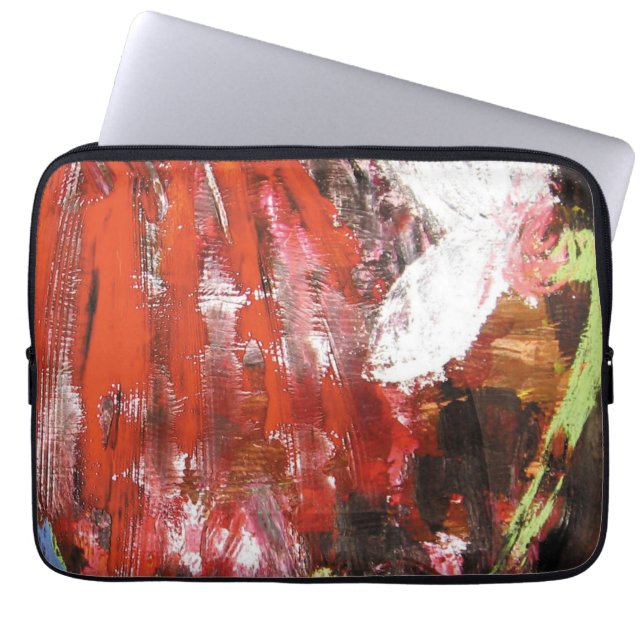 Housse Pour Ordinateur Portable Fleur, Snowdrop. (Devant)