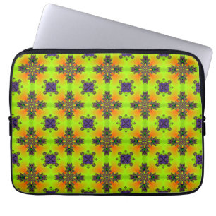 Housse Pour Ordinateur Portable Fleurs Artdeco dans le style rétro