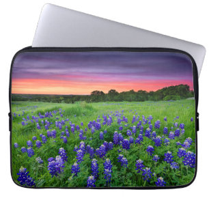 Housse Pour Ordinateur Portable Fleurs Bluebonnets à Sunset Texas