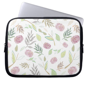 Housse Pour Ordinateur Portable Fleurs d'aquarelle 1