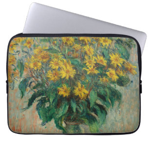 Housse Pour Ordinateur Portable Fleurs d'artichauts de Jérusalem - Claude Monet