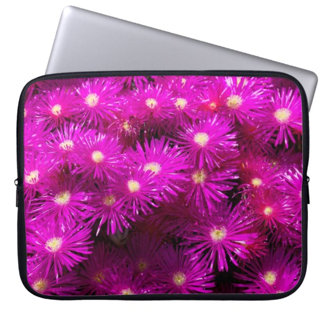 Housse Pour Ordinateur Portable Fleurs d'aster rose (Devant)