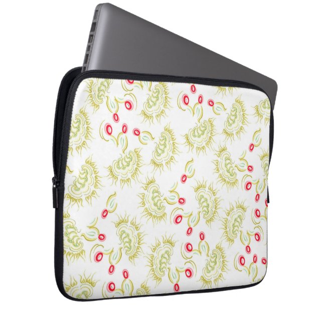 Housse Pour Ordinateur Portable Fleurs de cactus (Devant droit)