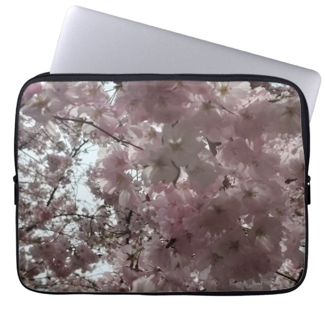 Housse Pour Ordinateur Portable Fleurs de cerisier en fleurs (Devant)