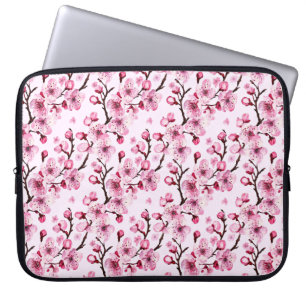 Housse Pour Ordinateur Portable Fleurs de cerisiers sur les branches