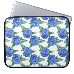 Housse Pour Ordinateur Portable fleurs de couleur d'eau
