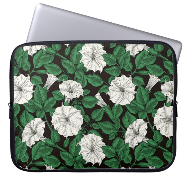 Housse Pour Ordinateur Portable Fleurs de lune 2 (Devant)