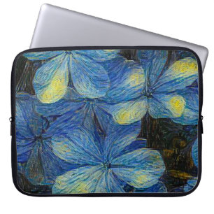 Housse Pour Ordinateur Portable Fleurs de rêve dans le style art Vincent Van Gogh.
