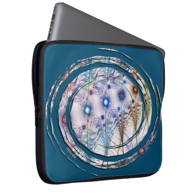 Housse Pour Ordinateur Portable Fleurs Ferns'N Abstraites (Devant droit)