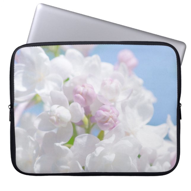 Housse Pour Ordinateur Portable Fleurs Lilac (Devant)