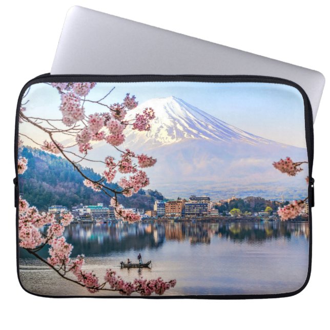 Housse Pour Ordinateur Portable Fleurs | Spring Cherry Blossoms Japon (Devant)