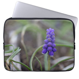 Housse Pour Ordinateur Portable Fleurs violettes