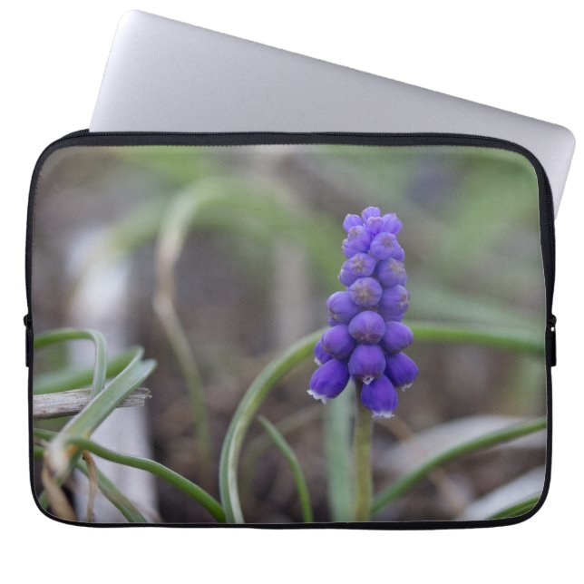 Housse Pour Ordinateur Portable Fleurs violettes (Devant)