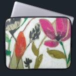 Housse Pour Ordinateur Portable Fleurs vives<br><div class="desc">Vivid Flowers II par Jennifer Goldberger. Collection de fleurs individuelles dans une palette de couleurs vives.</div>