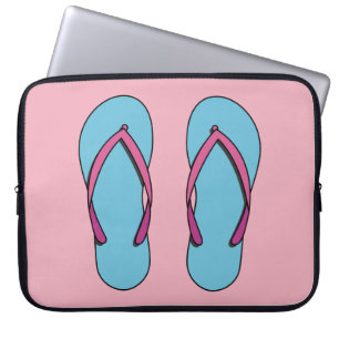 Housse Pour Ordinateur Portable Flip Flops de plage
