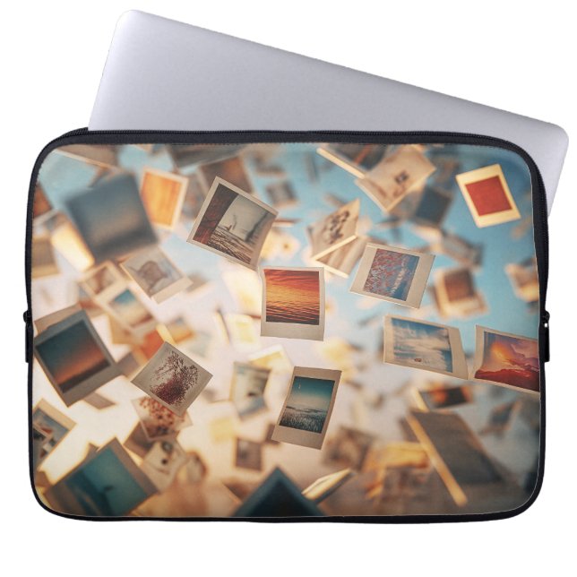 Housse Pour Ordinateur Portable Floating Polaroid Memories (Devant)